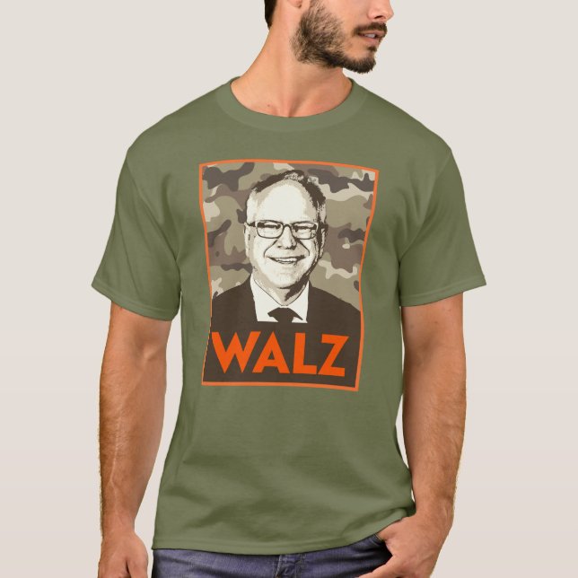 Camiseta WALZ Hope em Camouflage (Frente)