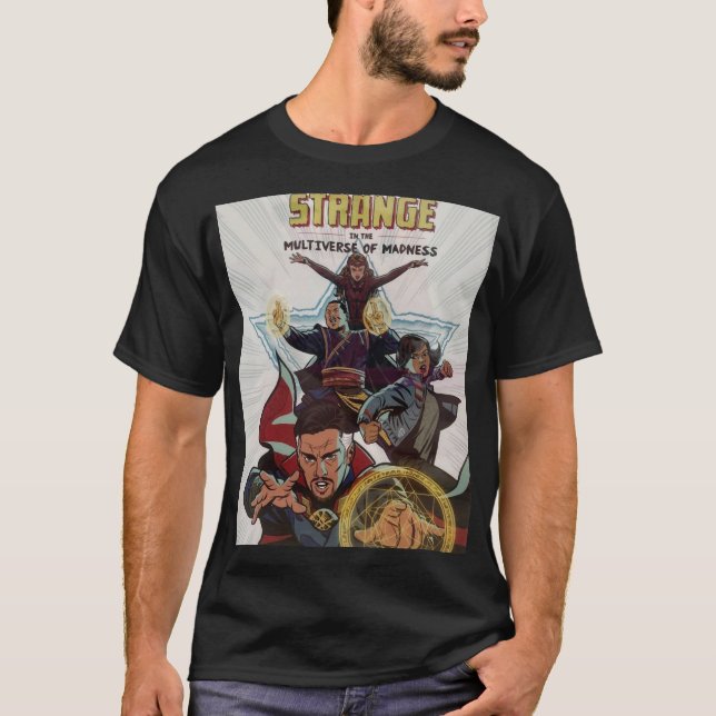 Camiseta Wanda e Doutor Estranho no Multiverso de Madn (Frente)