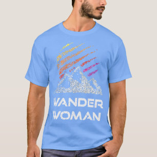 Camiseta Wander Wander Caminhando Montagem Subindo Montanha
