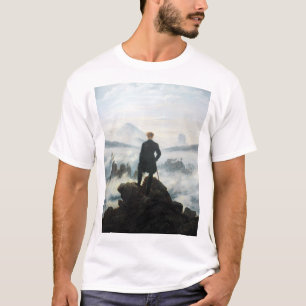 Camiseta Wanderer sobre o Mar de Fog, Friedrich