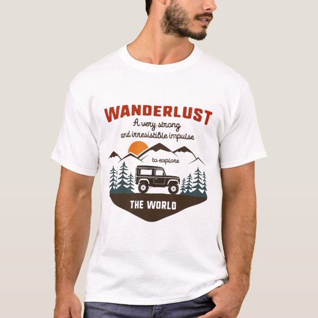 Camiseta Wanderlust (Frente)