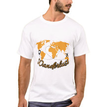 Camiseta Wanderlust | Camisa Gráfica Mapa de Avent
