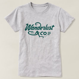 Camiseta Wanderlust e CO