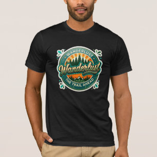 Camiseta Wanderlust O Caminho à Frente – Vintage Retro Ao A