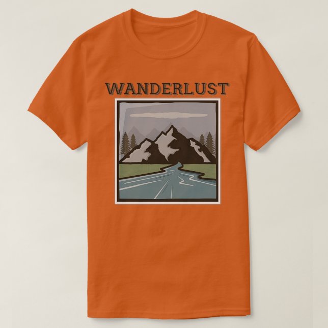 Camiseta Wanderlust Triblend (Frente do Design)