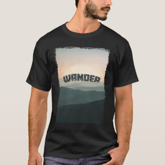Camiseta Wanderlust Weekend Wanderer Scenic Adventure Monte