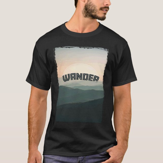 Camiseta Wanderlust Weekend Wanderer Scenic Adventure Mount (Frente)