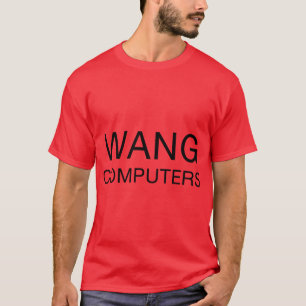 Camiseta WANG COMPUTERS Menino desgastado engraçado