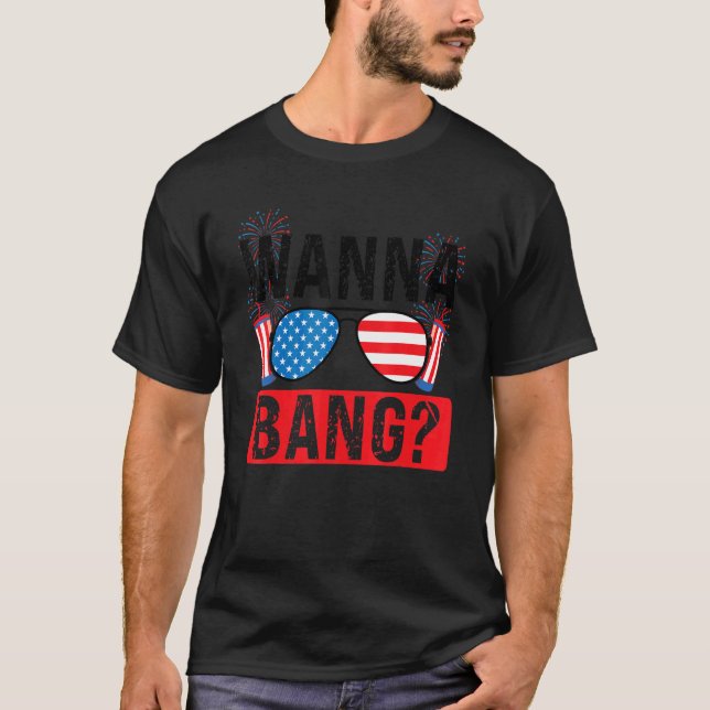 Camiseta Wanna Bang Firework Usa 2 (Frente)