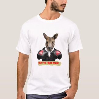 Camiseta Wanna Fight Mate Kangaroo Boxshirt