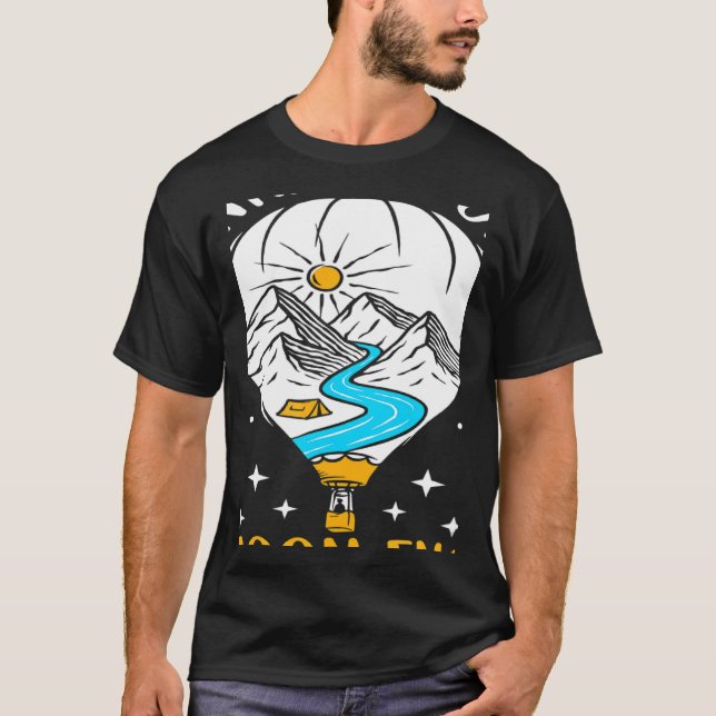 Camiseta Wanna Go On A Balloon Flight Hot Air Balloon Ballo (Frente)
