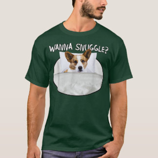 Camiseta Wanna Snuggle Cardigan Welsh Corgi