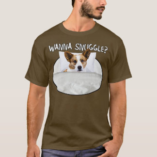 Camiseta Wanna Snuggle Cardigan Welsh Corgi1405