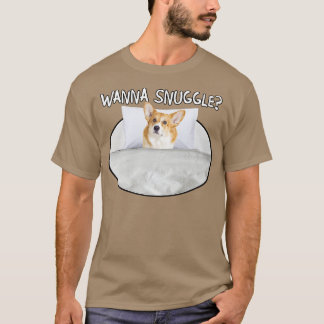 Camiseta Wanna Snuggle Corgi1406