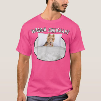 Camiseta Wanna Snuggle Fo Terrier
