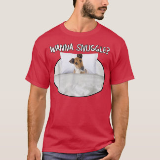 Camiseta Wanna Snuggle Fo Terrier (Suave)
