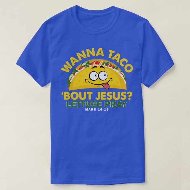 Camiseta Wanna Taco sobre Jesus (Frente do Design)