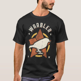 Camiseta Warbler Bird Vintage Retro Classic Animal