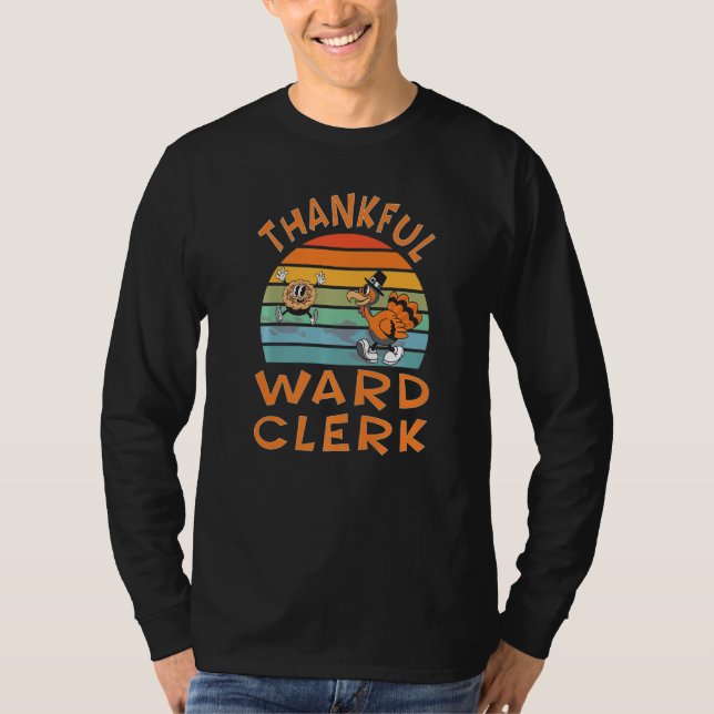 Camiseta Ward Clerk Job  Thanksgiving (Frente)