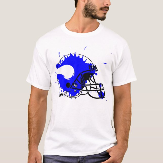 Camiseta Wareham Vikings Splash Helmet Tee (Frente)