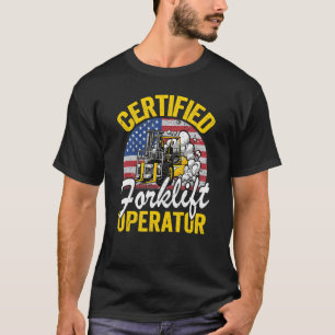 Camiseta Warehouse American Flag Forklevertified Forklif