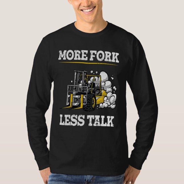 Camiseta Warehouse Clerk Forklift Operator Lift Truck Forkl (Frente)