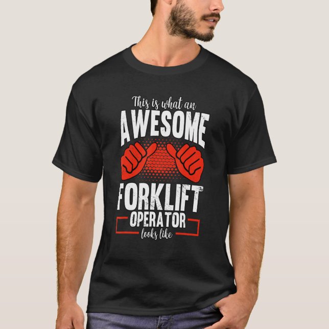 Camiseta Warehouse Forklift Driver (Frente)