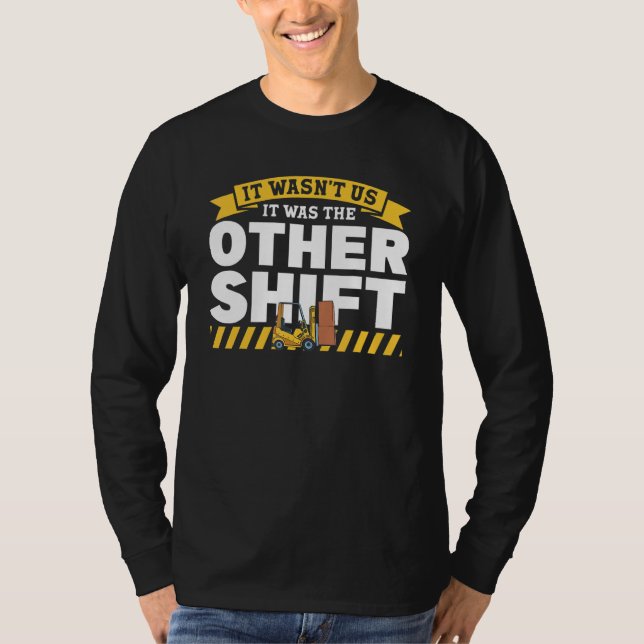 Camiseta Warehouse Forklift Driver Forklift Operator Forkli (Frente)