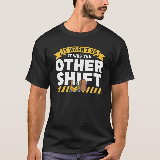 Camiseta Warehouse Forklift Driver Forklift Operator Forkli (Frente)