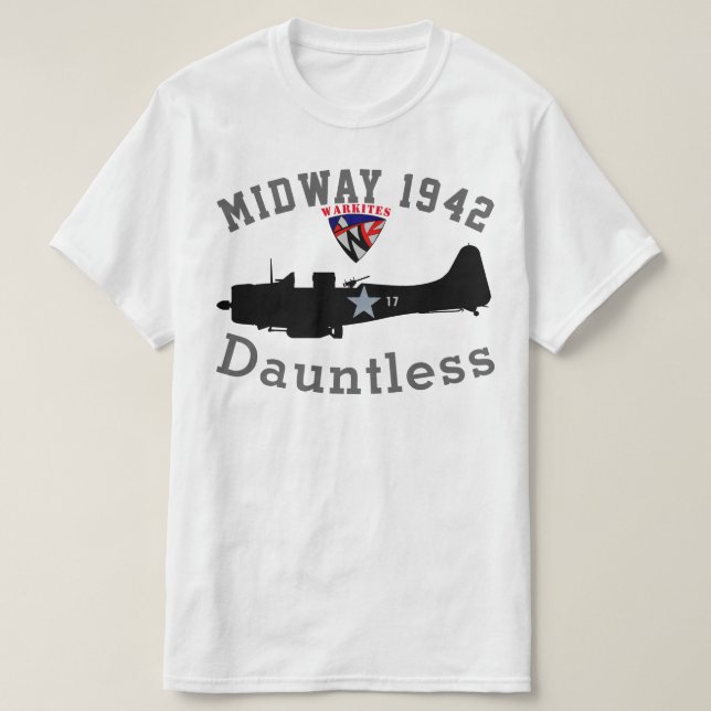 Camiseta Warkites "1942 intermediário" Dauntless (Frente do Design)