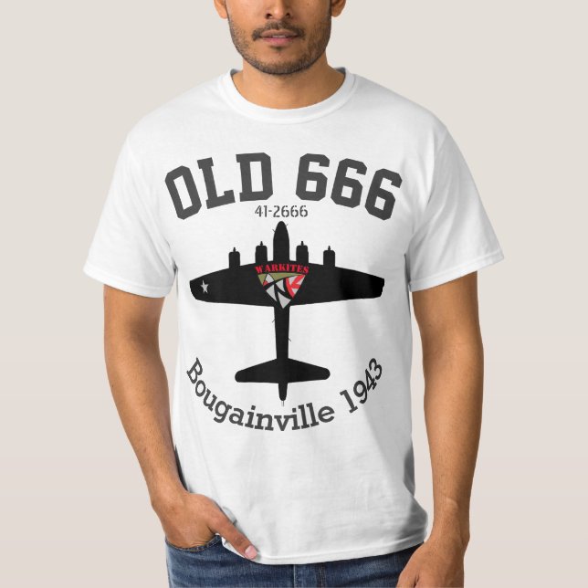 Camiseta Warkites B-17 666 velhos (Frente)