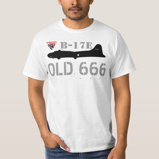 Camiseta Warkites B-17 Old666 (Frente)