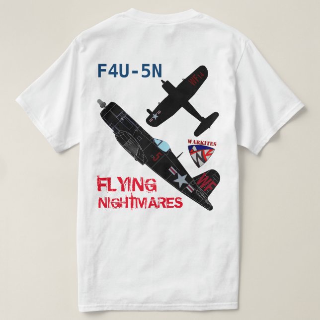 Camiseta Warkites F4u-5 Corsair (Verso do Design)