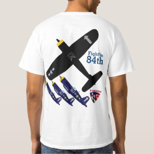 Camiseta Warkites F4u Corsair Fight'in 84th T-Shirt-2