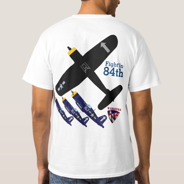 Camiseta Warkites F4u Corsair Fight'in 84th T-Shirt-2 (Verso)