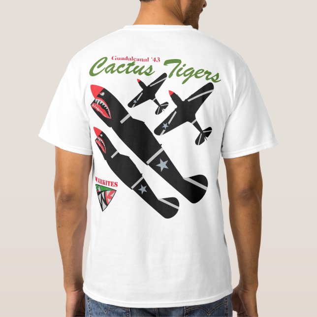Camiseta Warkites P-40 Guadalcanal 43 (Verso)