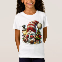 Camiseta Warm Christmas Gnome Girls T-shirt