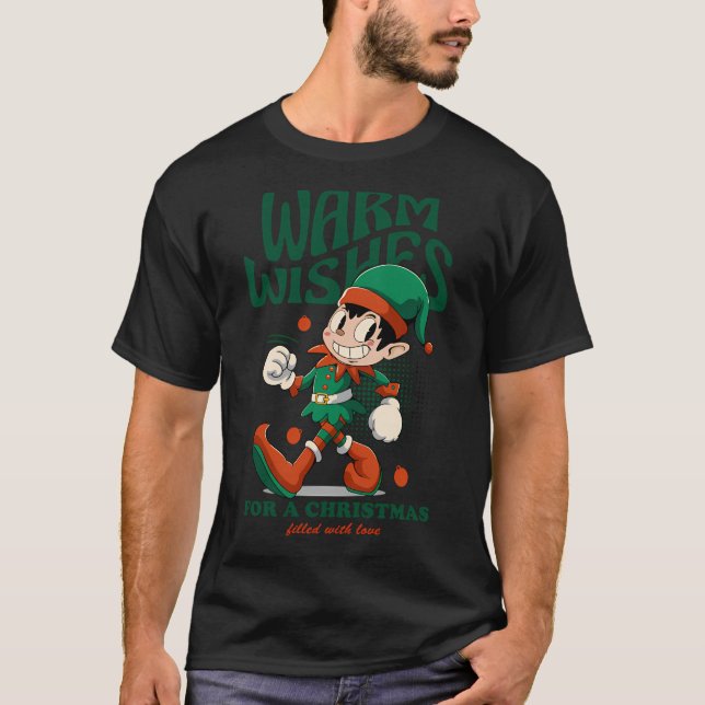 Camiseta Warm Wishes Christmas (Frente)