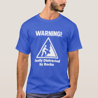 Camiseta Warning Easily Distracted By Rocks Geologist boy