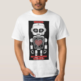 Camiseta Warning: May Talk About AI Men's White