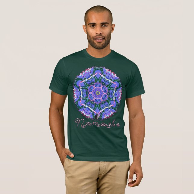 Camiseta Warp Namaste Kaleidoscope (Frente Completa)