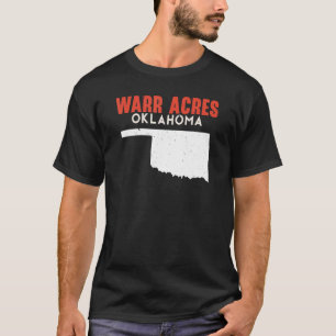 Camiseta Warr Acres EUA State America Viagem Oklahoman