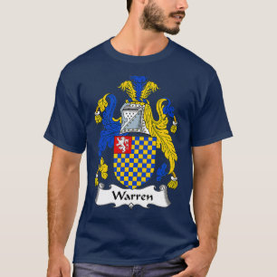 Camiseta Warren Casaco de Guarda Familiar de Armas