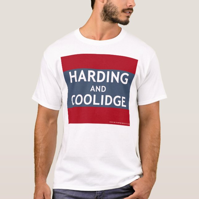 Camiseta Warren G. Harding-Calvin Coolidge (Frente)