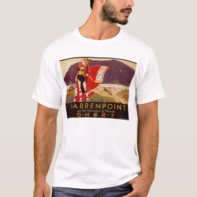 Camiseta Warrenpoint e as montanhas de Mourne (Frente)
