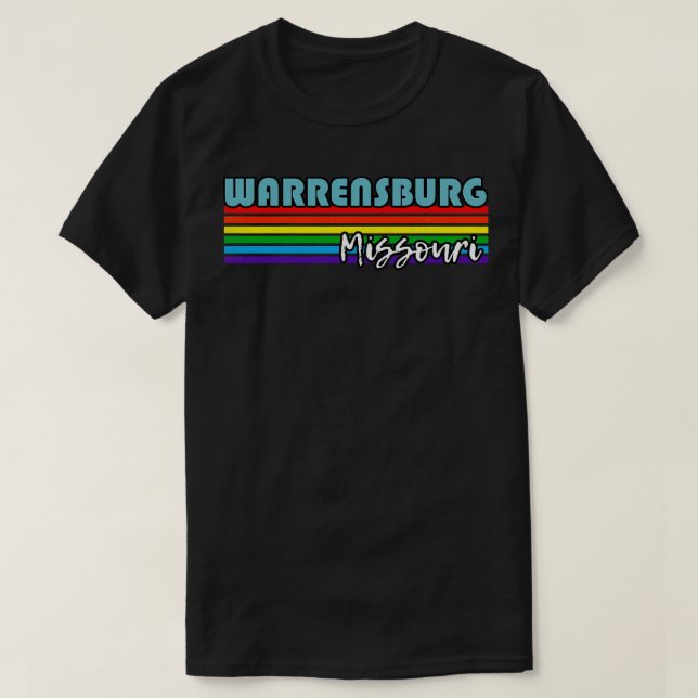 Camiseta Warrensburg Missouri Pride Warrensburg LGBT Gift L (Frente do Design)