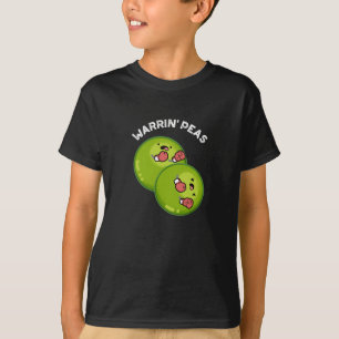 Camiseta Warrin Peace Engraçado Pea Pun Dark BG