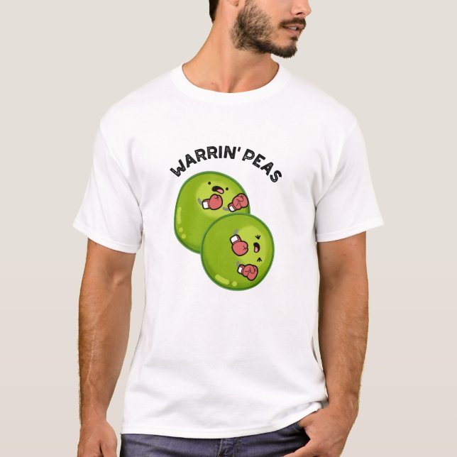 Camiseta Warrin Peace Funny Pea Pun (Frente)