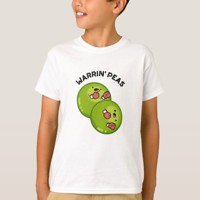 Camiseta Warrin Peace Funny Pea Pun (Frente)