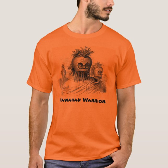 Camiseta Warrior Havaiano Mens T-Shirt (Frente)
